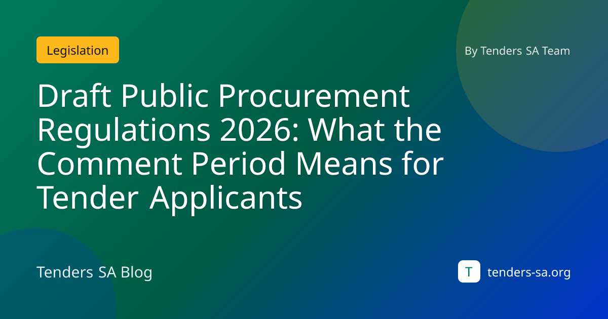 Draft Public Procurement Regulations 2026 Guide