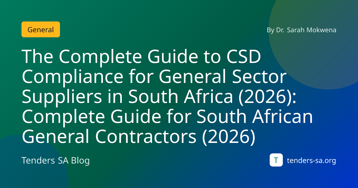The Complete Guide to CSD Compliance for General Sector Supp
