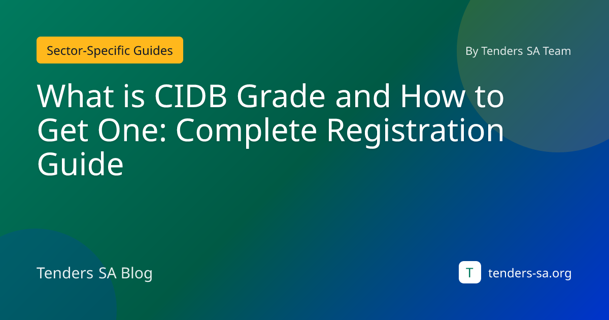 What is CIDB Grade and How to Get One: Complete Registration Guide ...