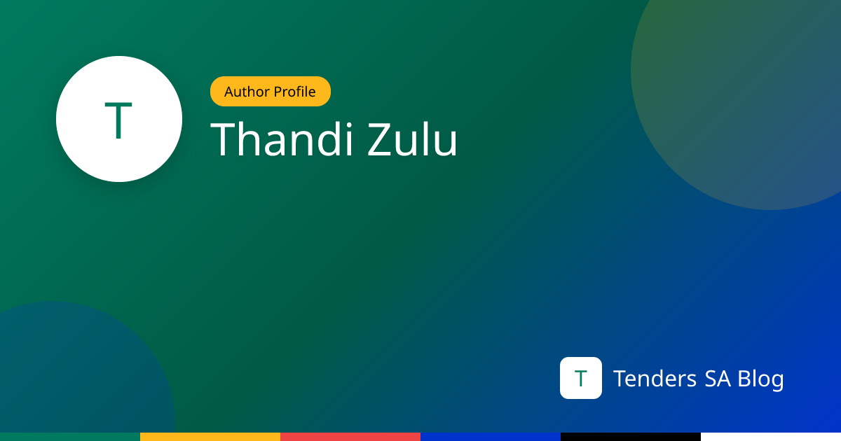 Thandi Zulu - Procurement Strategist - Tenders SA Blog