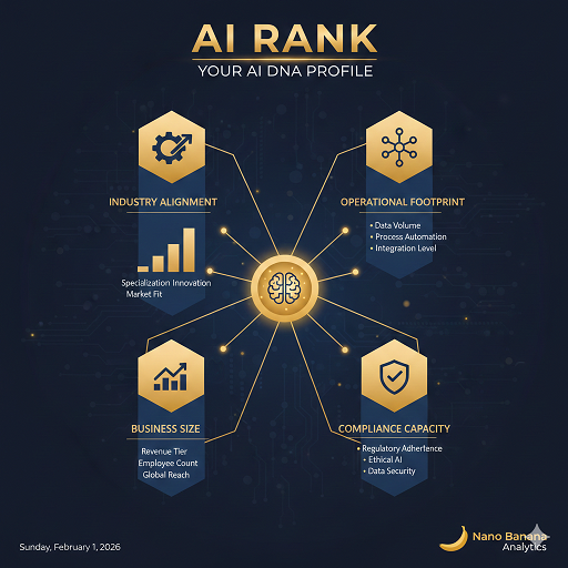 User Profile AI DNA Infographic