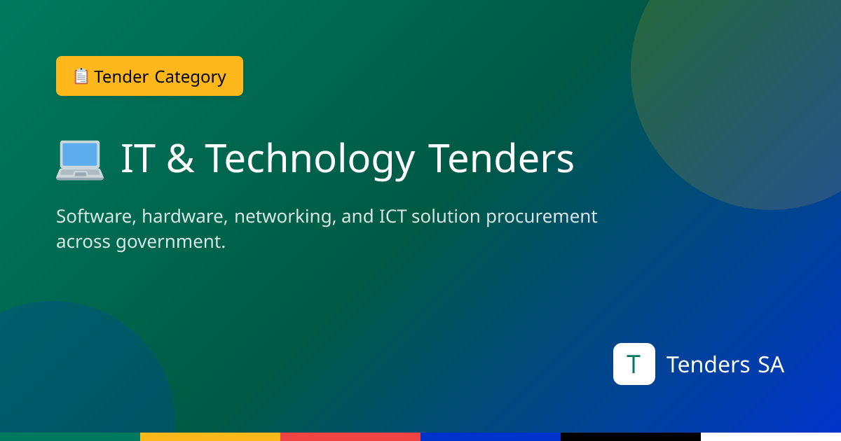 IT Tenders South Africa | Software & Technology Contracts