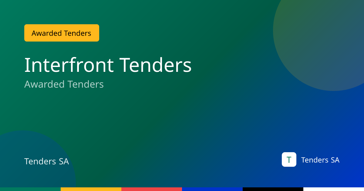 Interfront Awarded Tenders 2026 | Tenders SA