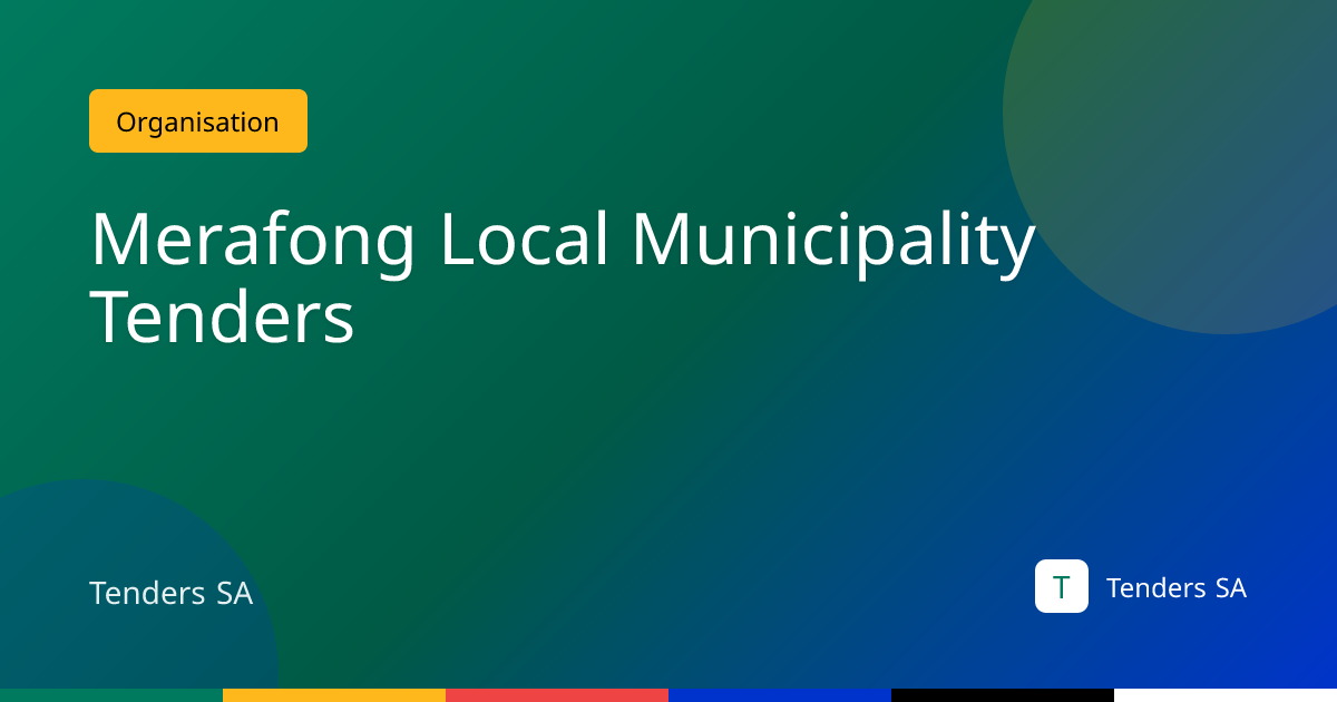 Merafong City Tenders | AI Discovery for Deep Gold Mining Projects